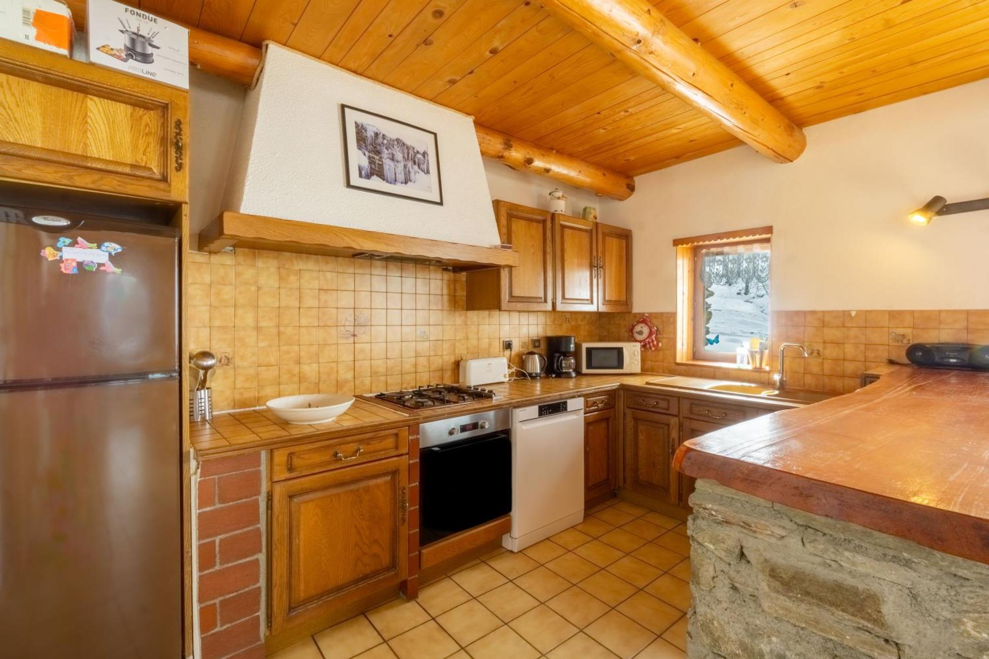 Chalet Les Moulins 阿尔克河畔博讷瓦勒 外观 照片